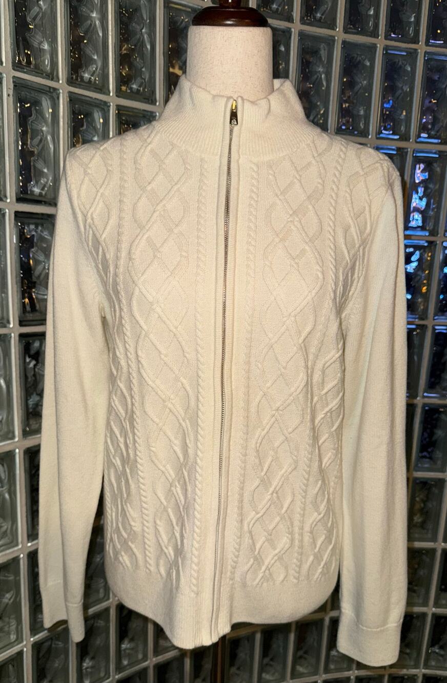 TALBOTS womens lambswool blend sweater - Size large